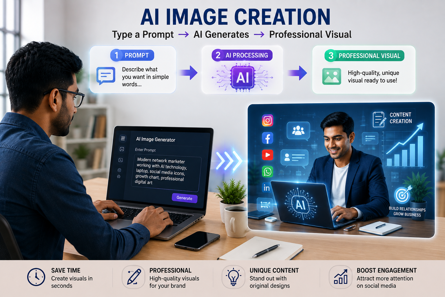 AI Image Creation for Network Marketers