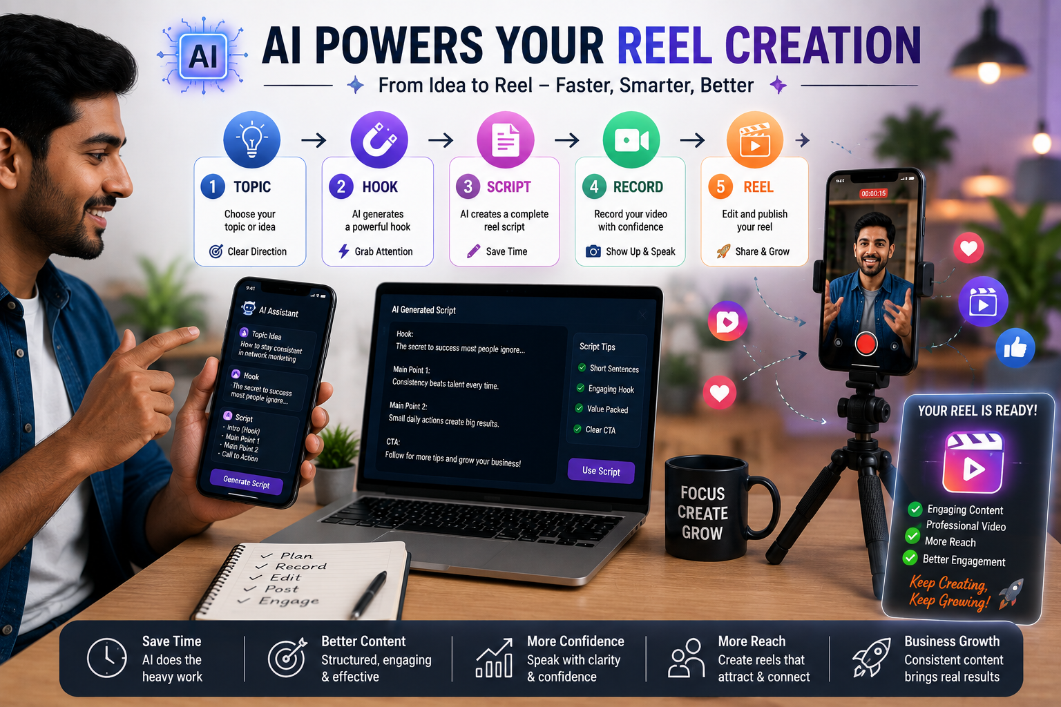 AI Powered Reel Creation