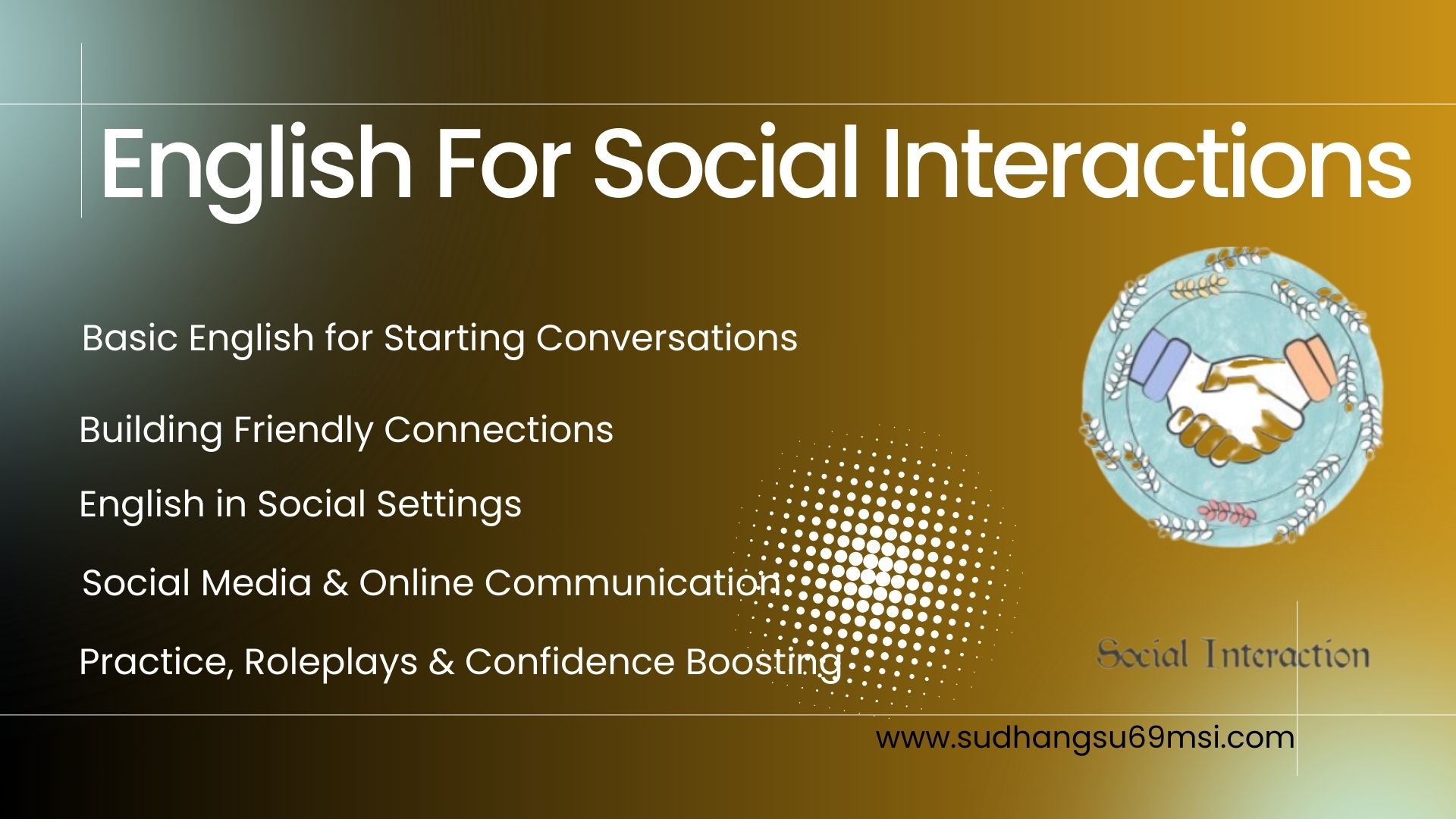 English for Social Interactions