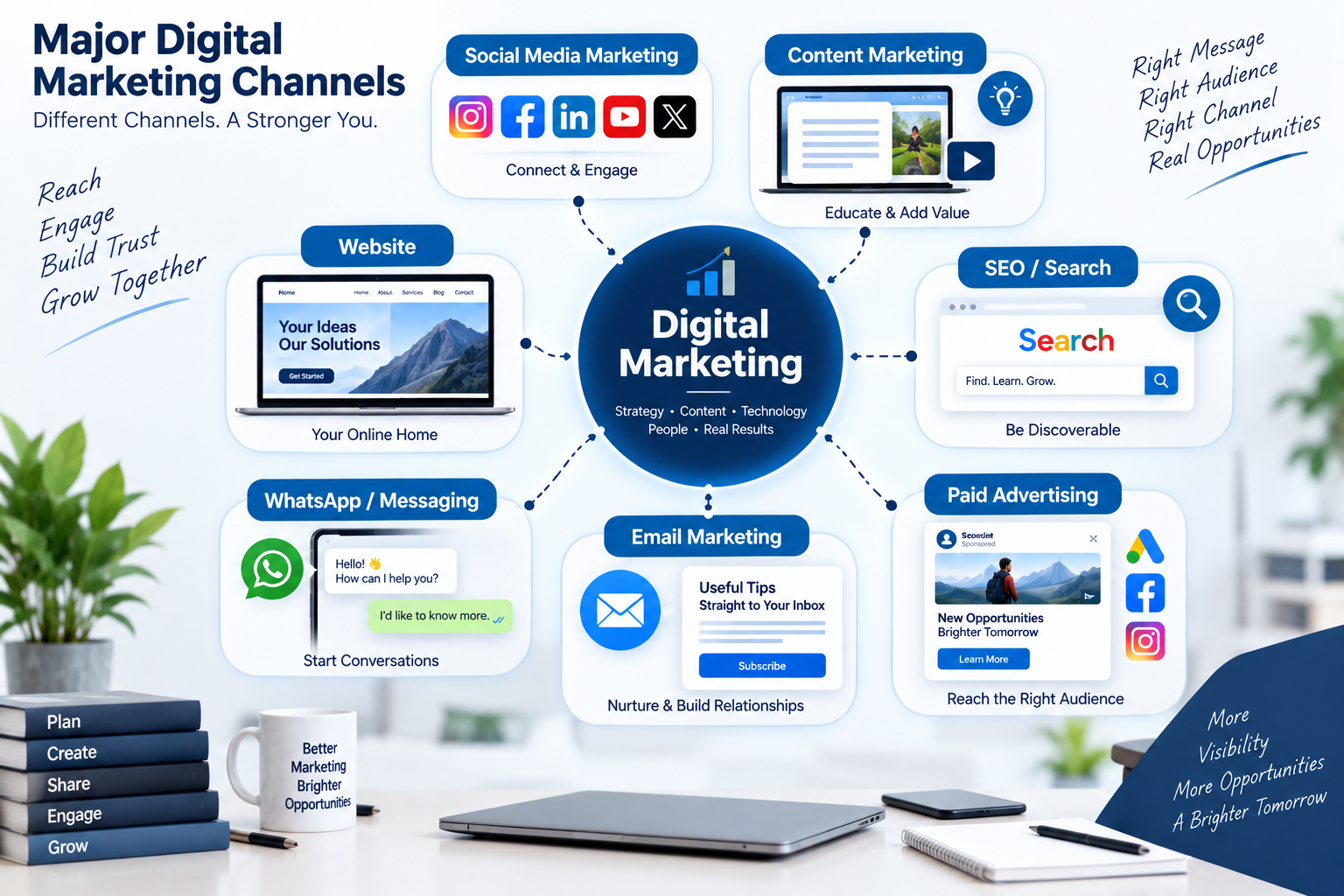 Major Digital Marketing channels